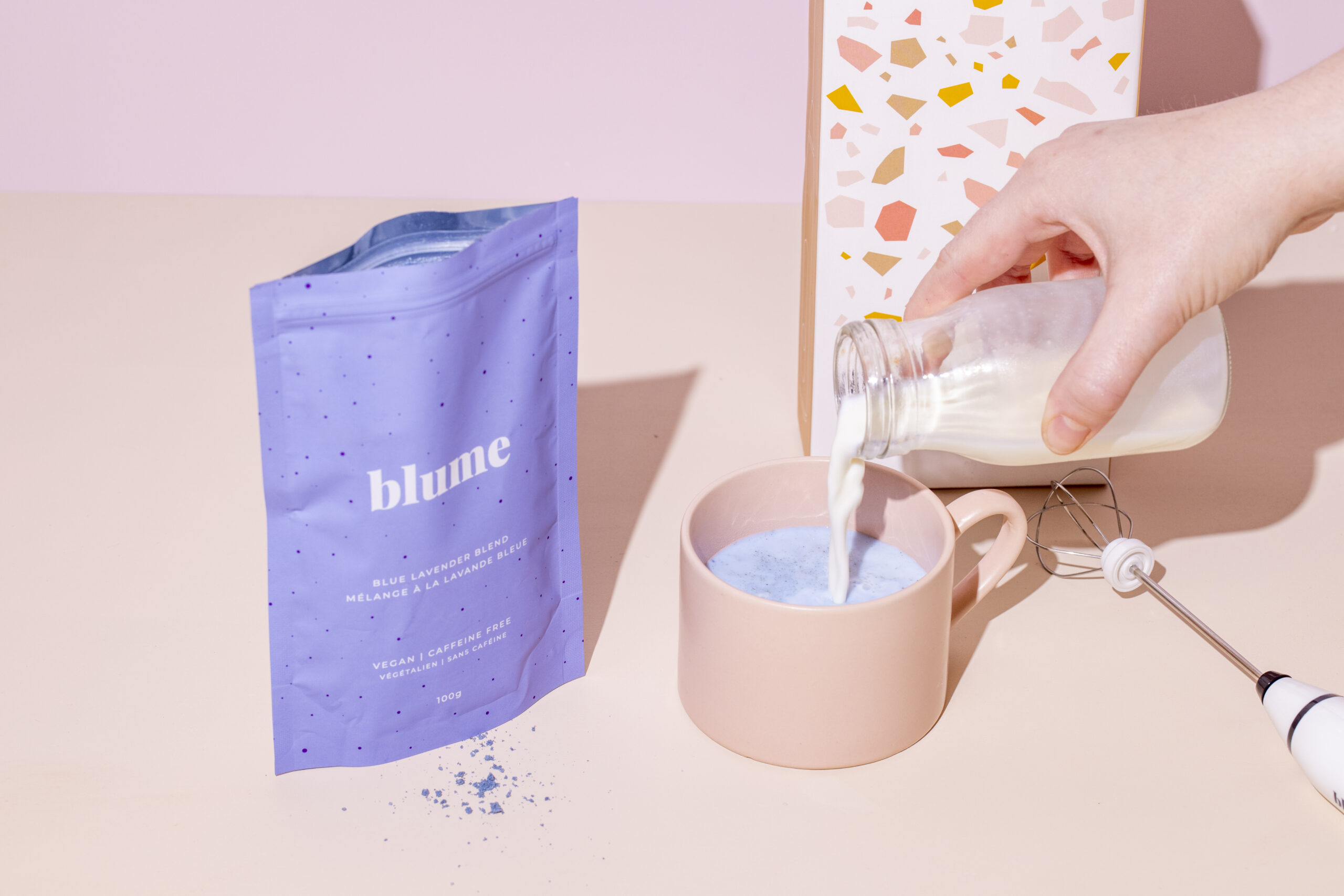 Blume Milk Frother- Pink